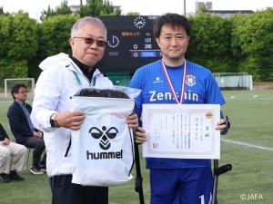 第10回レオピン杯ベストDF賞遠藤選手